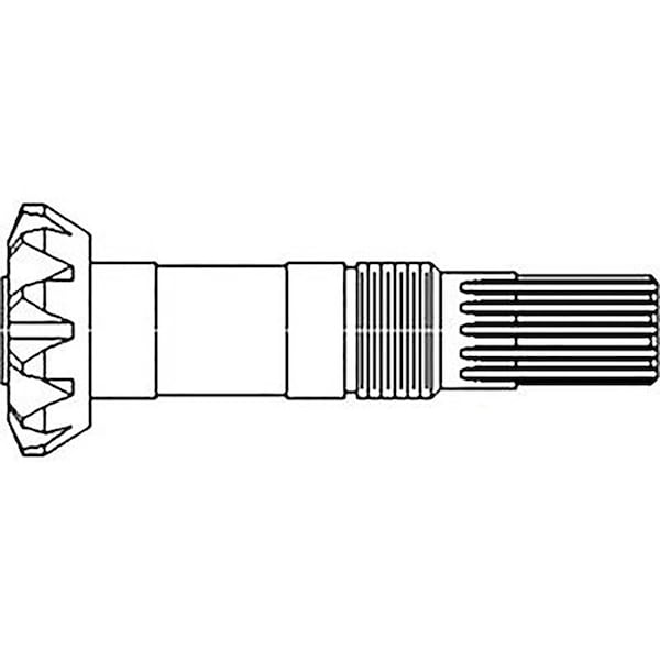Aftermarket 247762 Gear Box Shaft And Bevel Gear Fits FordNew Holland Combine TR70 TR75 COH60-0059 - main